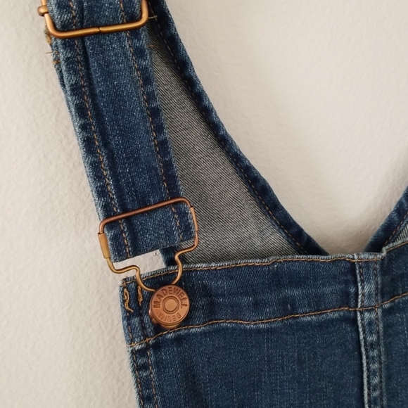 Madewell | Distressed Fray Hem Overalls (sz XXS) - Picture 4 of 8